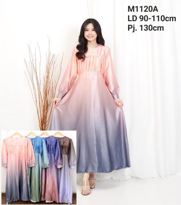 4pcs M1120 Gamis Maxmara Gradasi