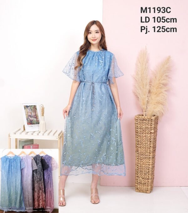 4pcs M1193C Dress Maxi