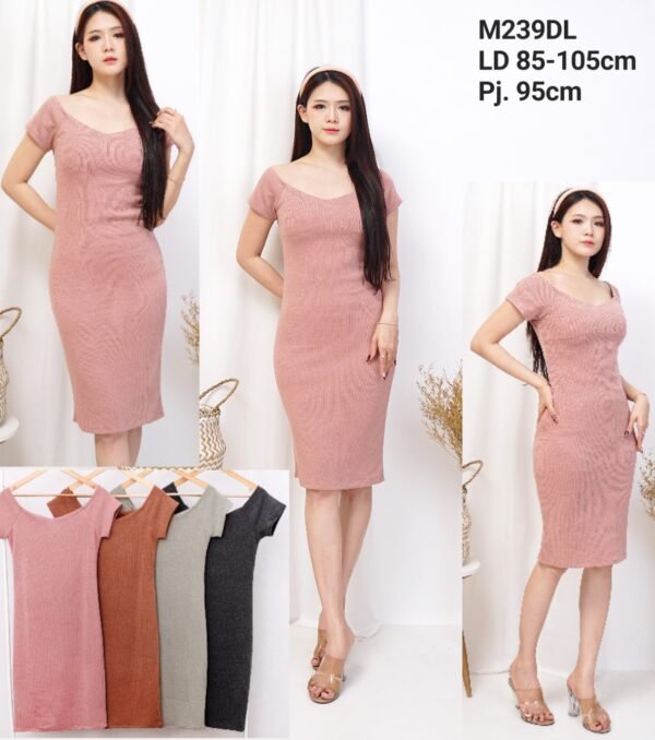 4pcs M239DL Dress Midi Sabrina