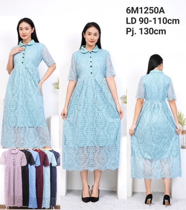 6pcs 6M1250A Dress Midi