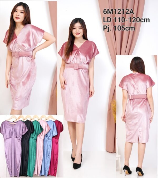 6pcs 6M1212A Dress Midi