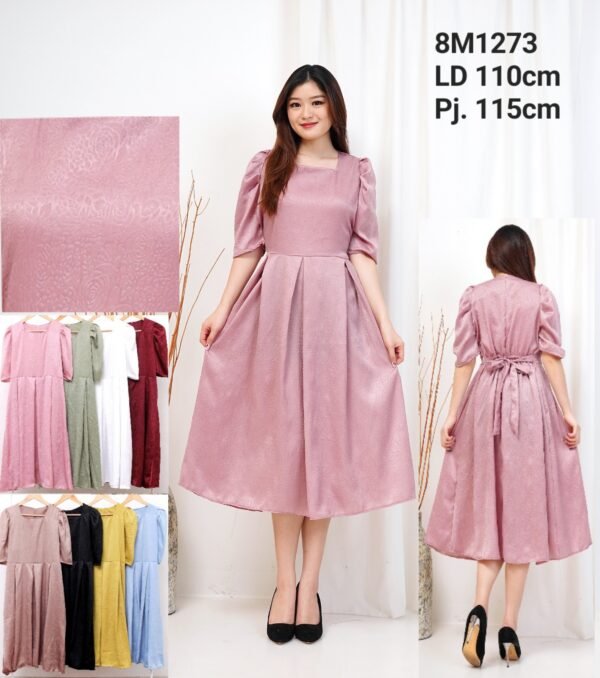 8pcs 8M1273 Dress Midi