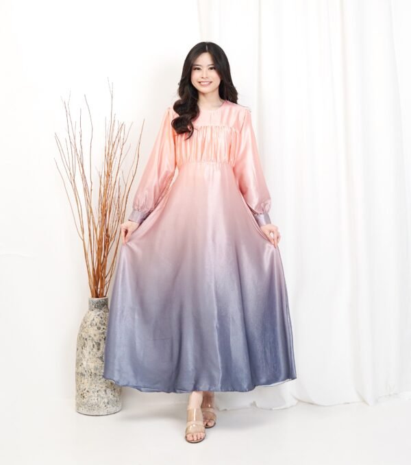 4pcs M1120 Gamis Maxmara Gradasi - Gambar 2