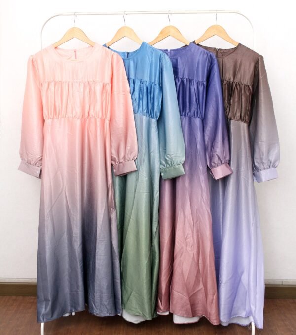 4pcs M1120 Gamis Maxmara Gradasi - Gambar 3