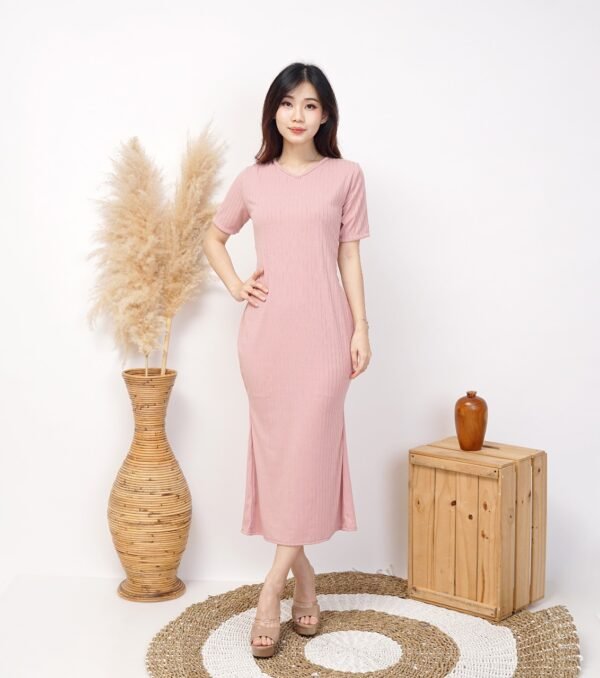 4pcs M1209 Dress Maxi Duyung - Gambar 3