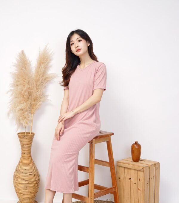 4pcs M1209 Dress Maxi Duyung - Gambar 5