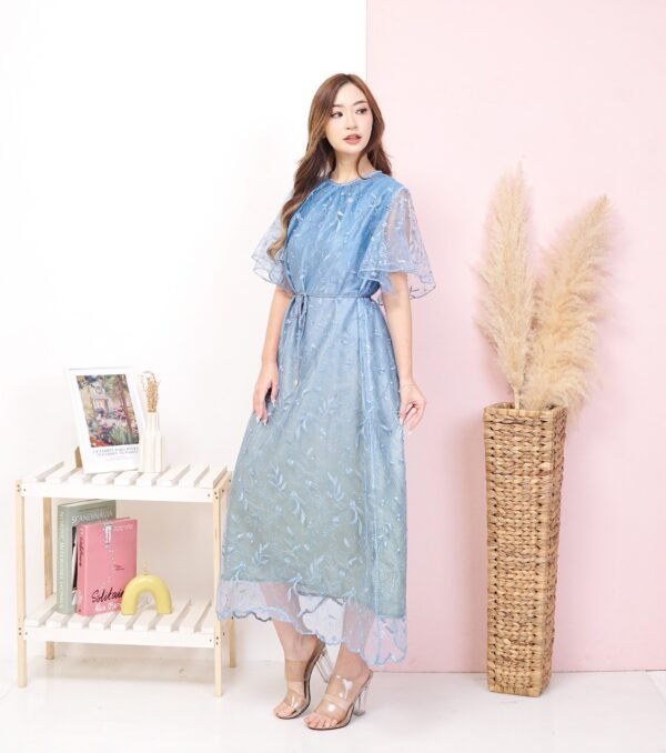 4pcs M1193C Dress Maxi - Gambar 4