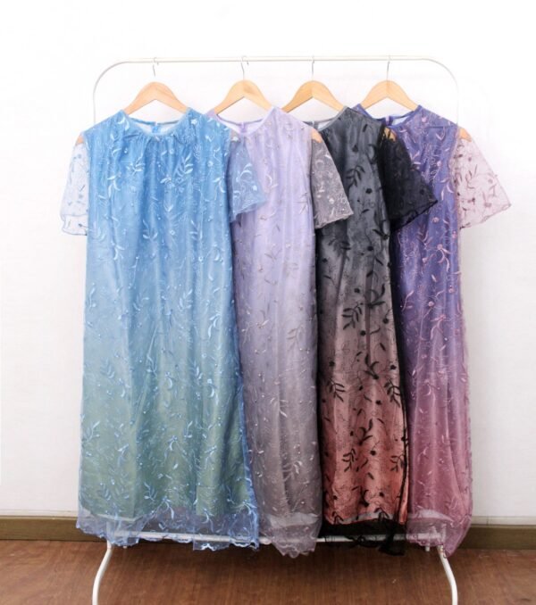4pcs M1193C Dress Maxi - Gambar 3
