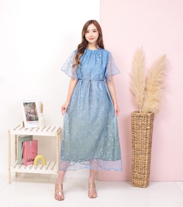 4pcs M1193C Dress Maxi - Gambar 2