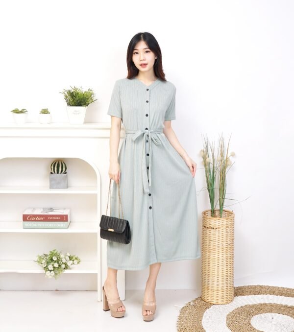 4pcs M1211 Dress Maxi A-line - Gambar 5