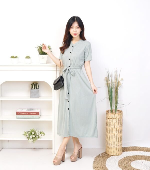 4pcs M1211 Dress Maxi A-line - Gambar 3