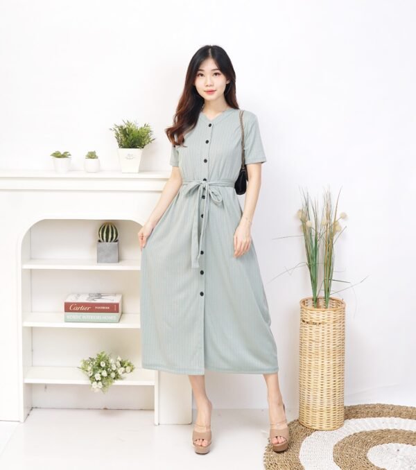 4pcs M1211 Dress Maxi A-line - Gambar 2