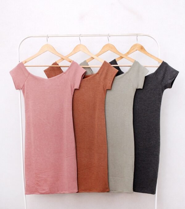 4pcs M239DL Dress Midi Sabrina - Gambar 5