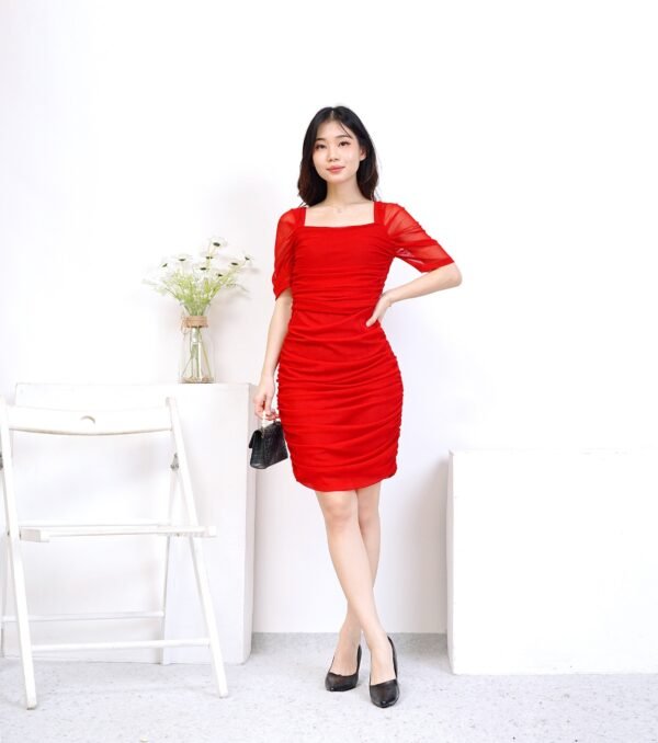 6pcs 6M1248 Dress Mini - Gambar 2