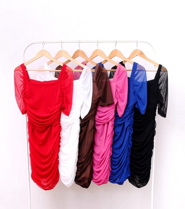 6pcs 6M1248 Dress Mini - Gambar 5