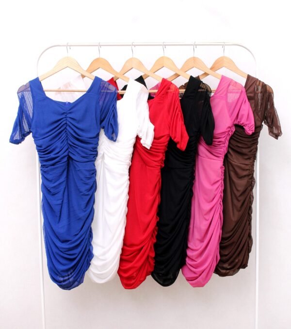 6pcs 6M1246 Dress Mini - Gambar 5