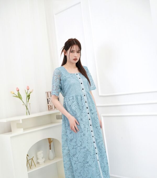 6pcs 6M1251 Dress Maxi - Gambar 6