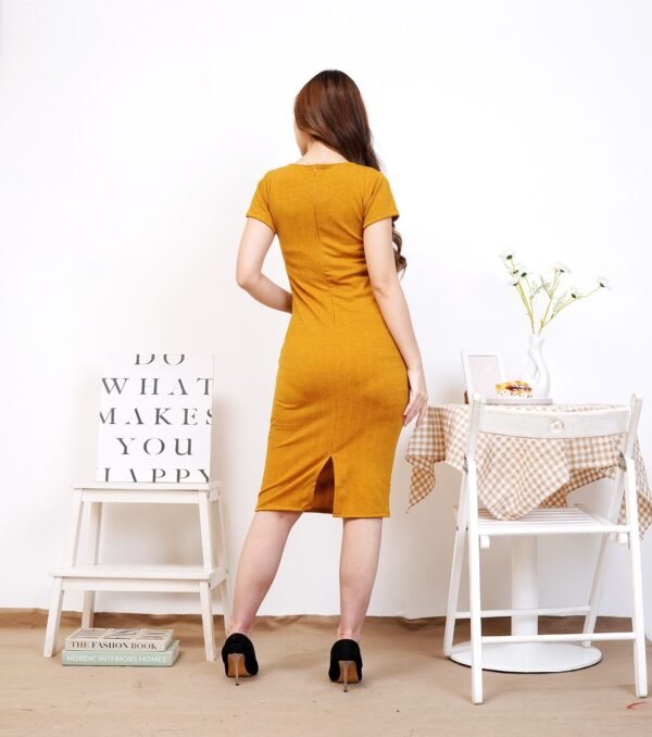 4pcs M59LE Dress Midi Basic - Gambar 3