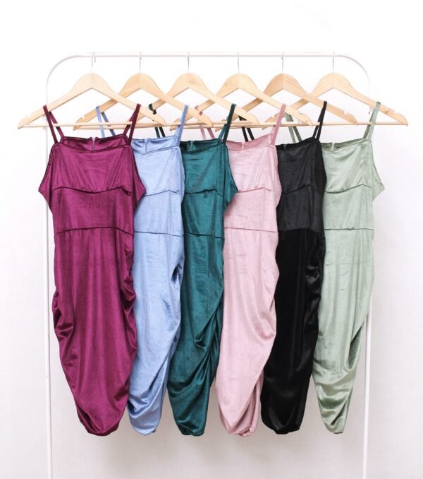 6pcs 6M1154A Dress Midi Tanktop - Gambar 2