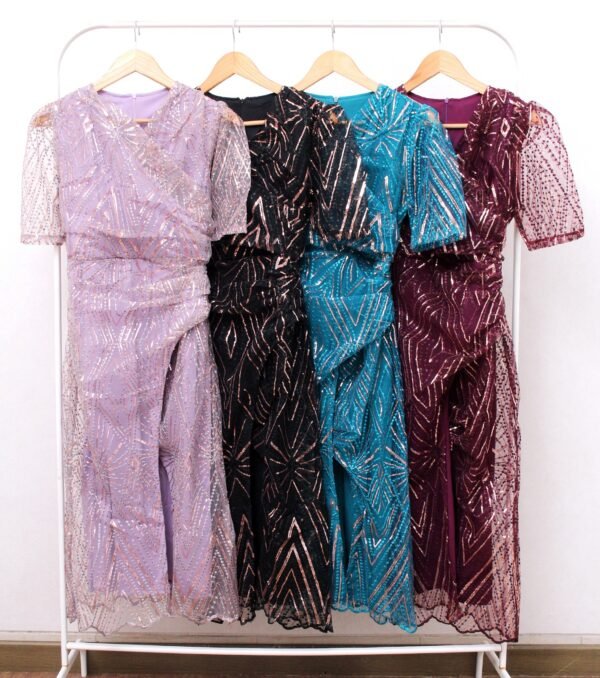 8pcs 8M1235E Dress Midi - Gambar 2