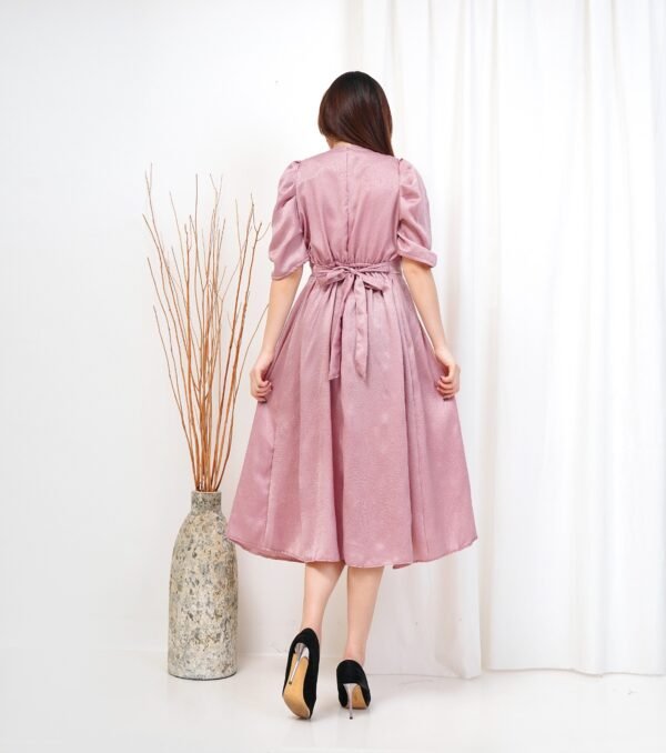 8pcs 8M1273 Dress Midi - Gambar 5