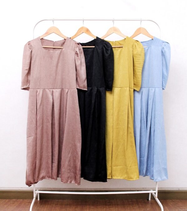 8pcs 8M1273 Dress Midi - Gambar 3