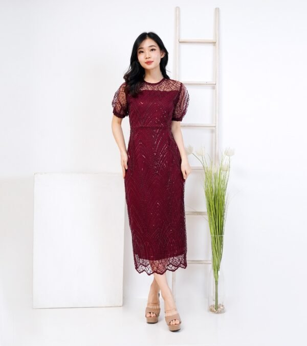 2pcs M1175R Dress Midi