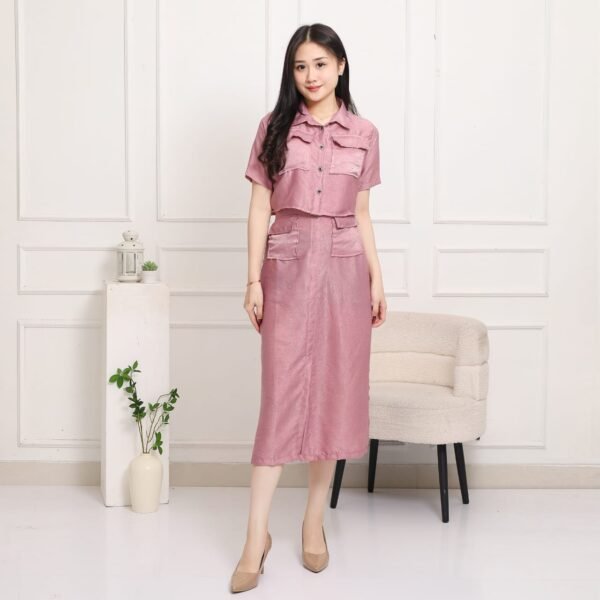 8pcs 8M1278 Setelan Rok - Gambar 3