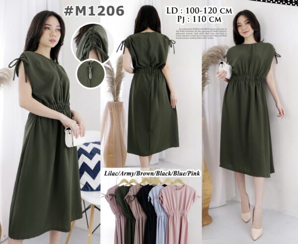6pcs 6M1206 Dress Midi