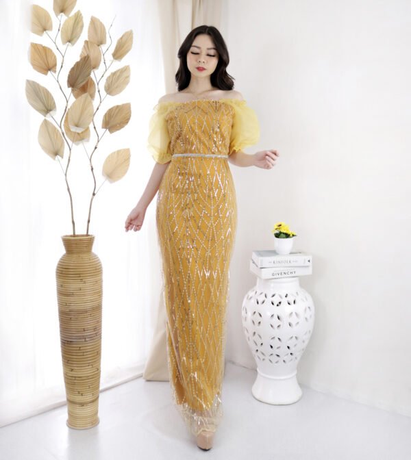 8pcs 8M1230 Long Dress
