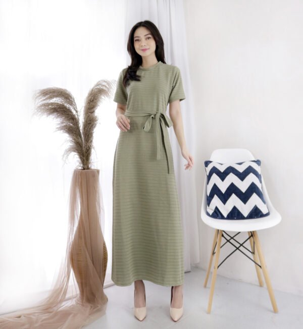 4pcs M1210 Dress Maxi A-line - Gambar 2