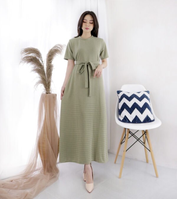 4pcs M1210 Dress Maxi A-line - Gambar 3