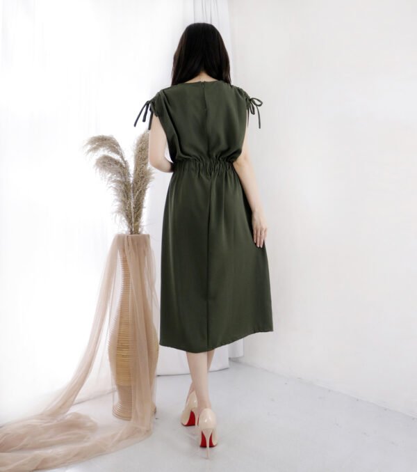 6pcs 6M1206 Dress Midi - Gambar 2