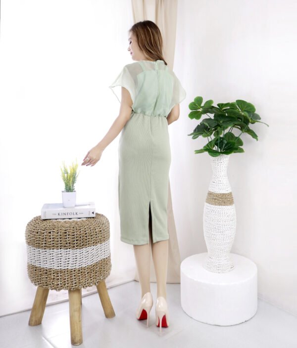6pcs 6M1159C Dress Midi - Gambar 2