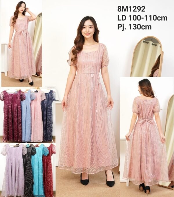 8pcs 8M1292 Long Dress Mekar