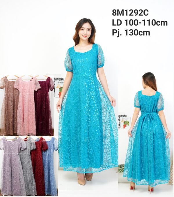 8pcs 8M1292C Long Dress Mekar