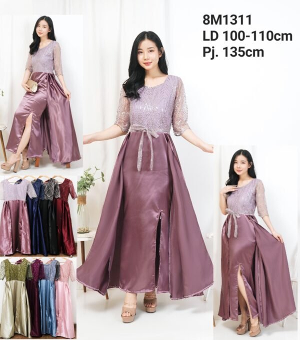 8pcs 8M1311 Long Dress