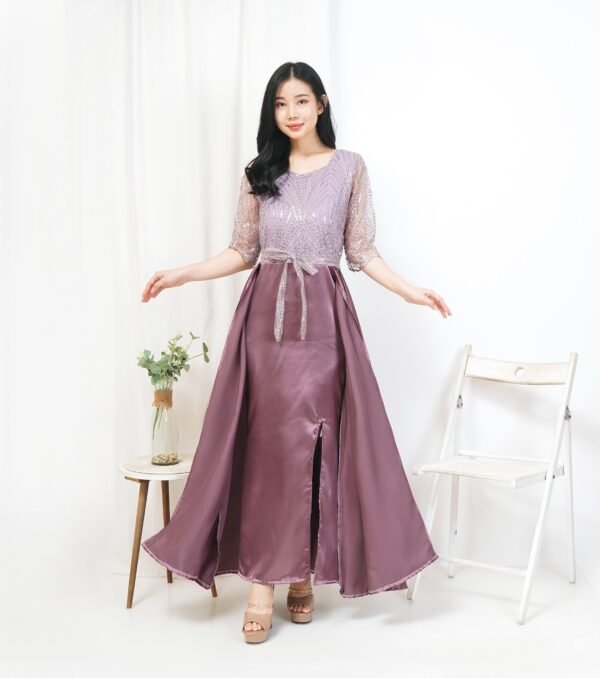 8pcs 8M1311 Long Dress - Gambar 6