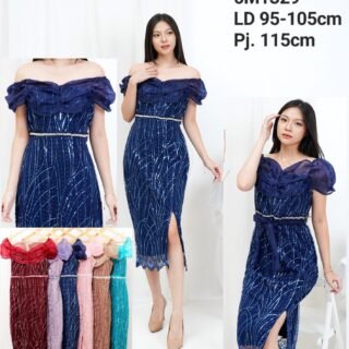6pcs 6M1329 Dress Midi Sabrina