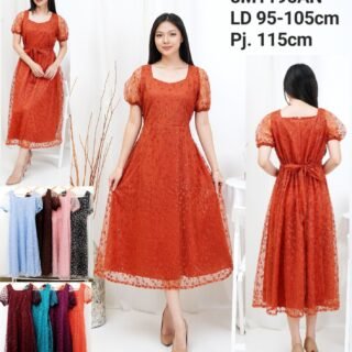 8pcs 8M1195AN Dress Midi
