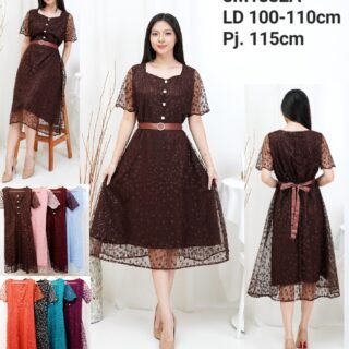 8pcs 8M1332A Dress Midi Tulle