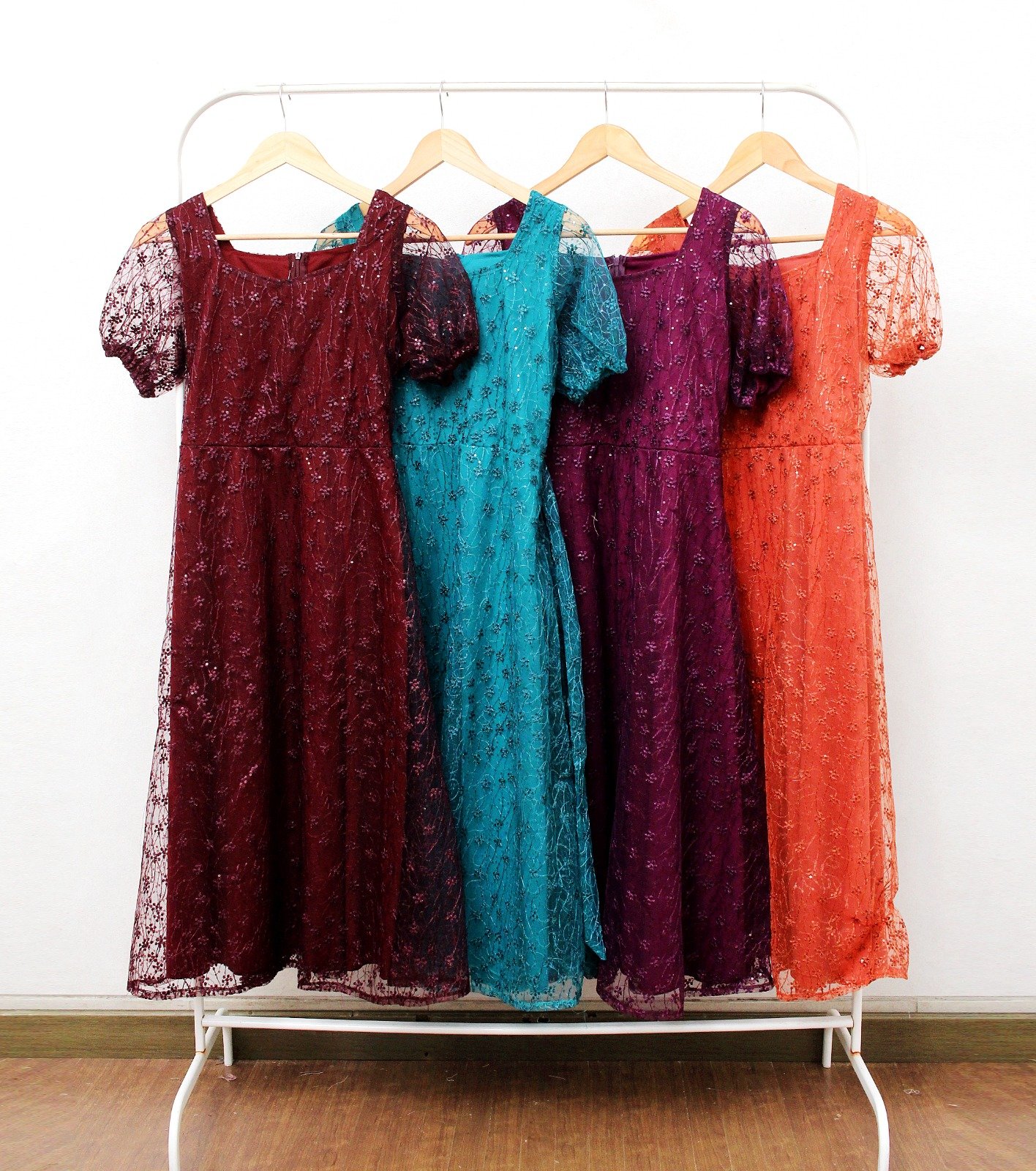 8pcs 8M1195AN Dress Midi - Gambar 6