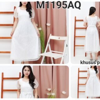 2pcs M1195AQ Dress Midi Mekar