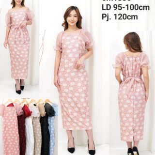 6pcs 6M1336 Dress Midi Sabrina