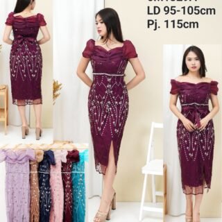 6pcs 6M1329A Dress Midi Sabrina
