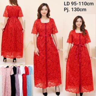 6pcs 6M1251A Dress Maxi
