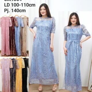 8pcs 8M1364 Long Dress Tulle