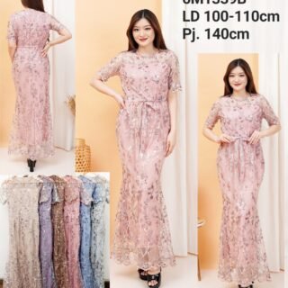 6pcs 6M1339B Long Dress Tulle