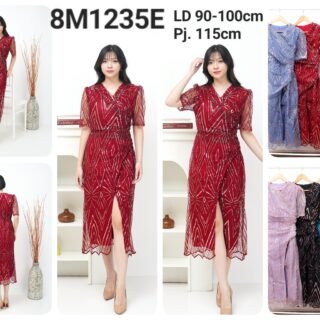 8pcs 8M1235E Dress Midi Kimono