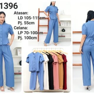 6pcs 6M1396 Setelan Celana Wool